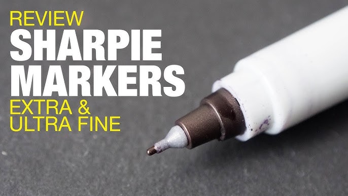 Marker Comparison & Review Sharpie VS BIC Marking Ultra Fine Point 