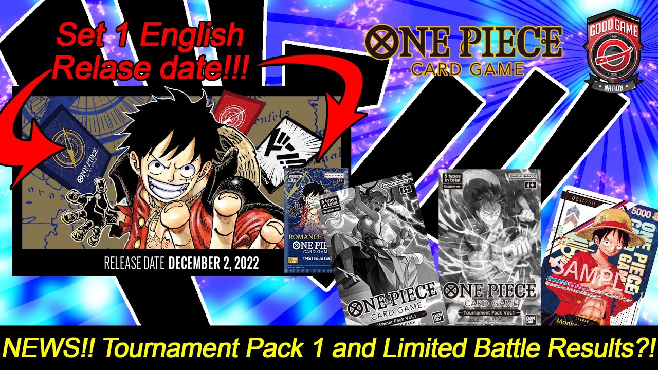 One Piece TCG - News! Set 1 release date! Limited Battle results!