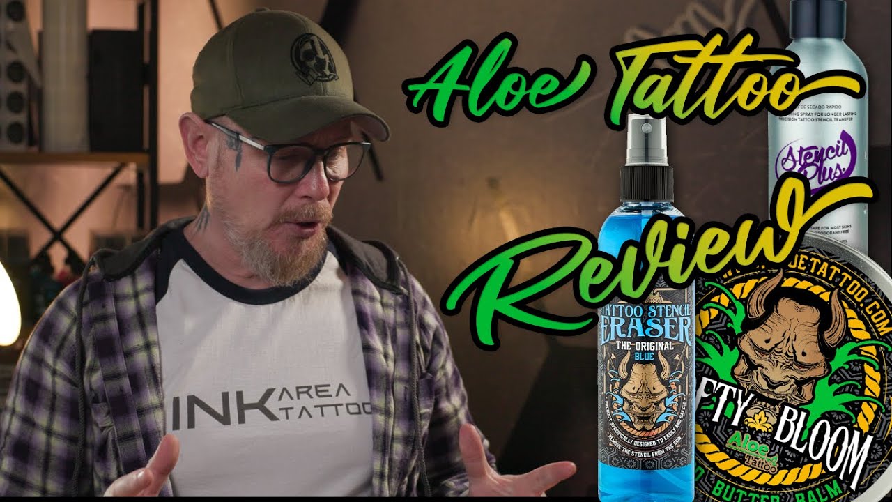 Aloe Tattoo Sieht es nur gut aus? Oder hlt das Stencil endlich ? Review