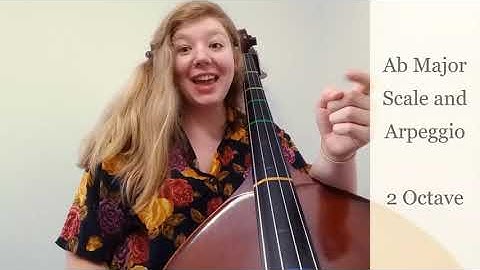 Contrabass | Ab Major Scale and Arpeggio - 2 Octave