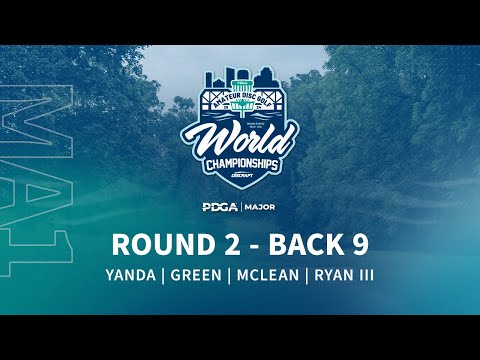 2024 PDGA Amateur Disc Golf World Championships | MA1 R2B9 | Yanda, Green, McLean, Ryan III