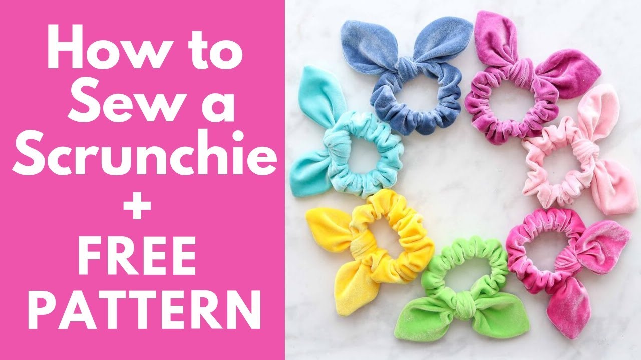 10 Skranch ideas  scrunchie hairstyles, diy hair scrunchies, diy