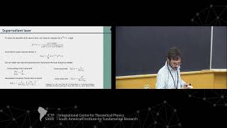 Raul Teixeira (UFSCar): Experiments on cold atoms and optical cavities - Class 4