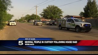 Several People Arrested following Raid at Weslaco Residence