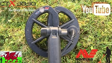 Minelab CTX 3030 Using The 6" Coil Finds Hammered In The Iron