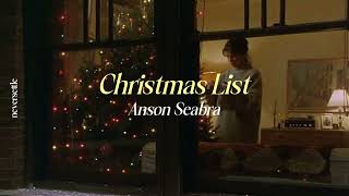 (THAISUB) Christmas List - Anson Seabra แปลไทย