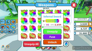 Making A Shiny Eternal [Weapon Fighting Simulator]