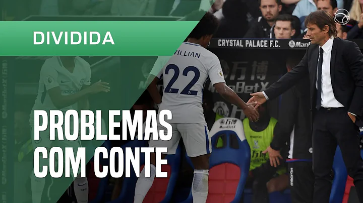 Willian, do Arsenal: "Conte teve problema com vrio...