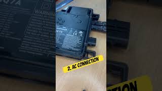 Basic Micro Inverter Dc And Ac Connection