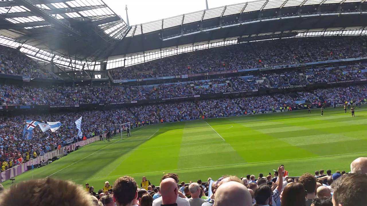 Manchester City Fans Singing Before Game Vs Arsenal At Home
