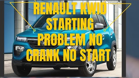 Renault Kwid no crank no start problem resolved 💯✅😀