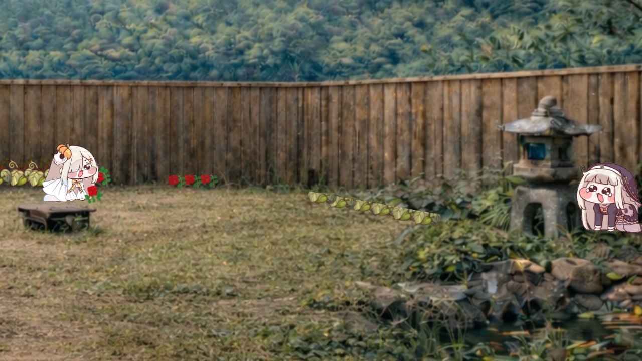 ｽﾋﾟｷと田舎のお庭 #4 奇妙な来訪者