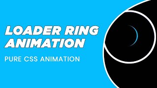 Simple Preloader Animation using HTML & CSS