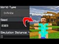 Minecraft but play in 2323 mystery seed 🤐.
