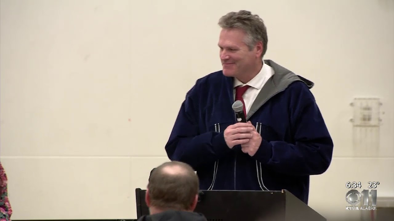 Dunleavy sworn in as Alaska governor on a "little detour" to Kotzebue