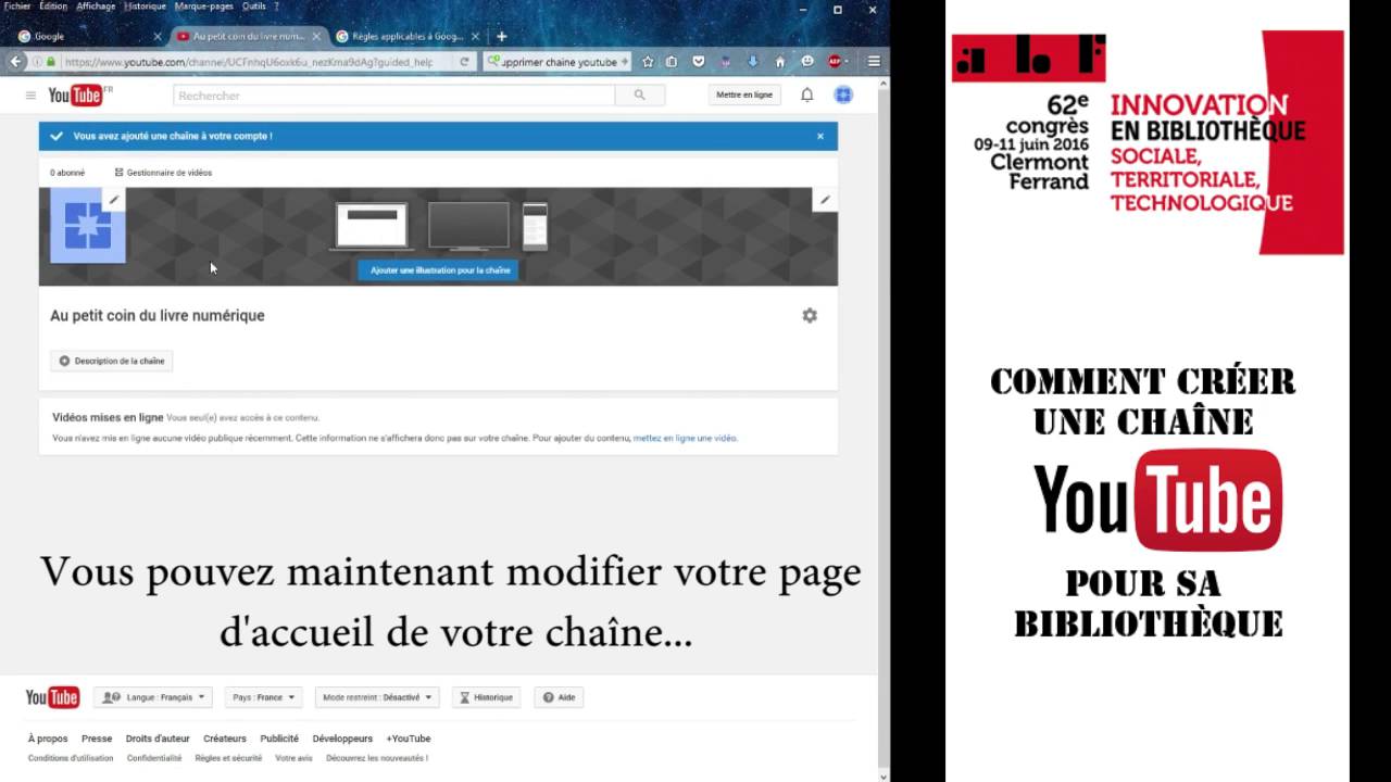 Page De Garde Chaine Youtube www.youtube.com