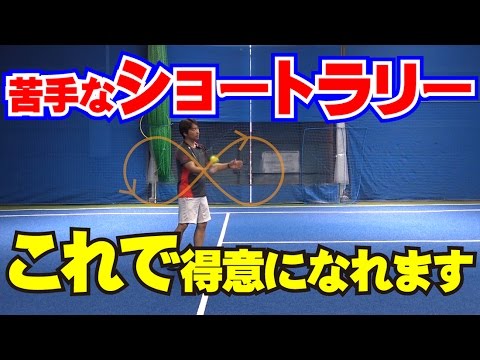 ストロークの技術　ショートラリー　Tennis Rise テニス・レッスン動画