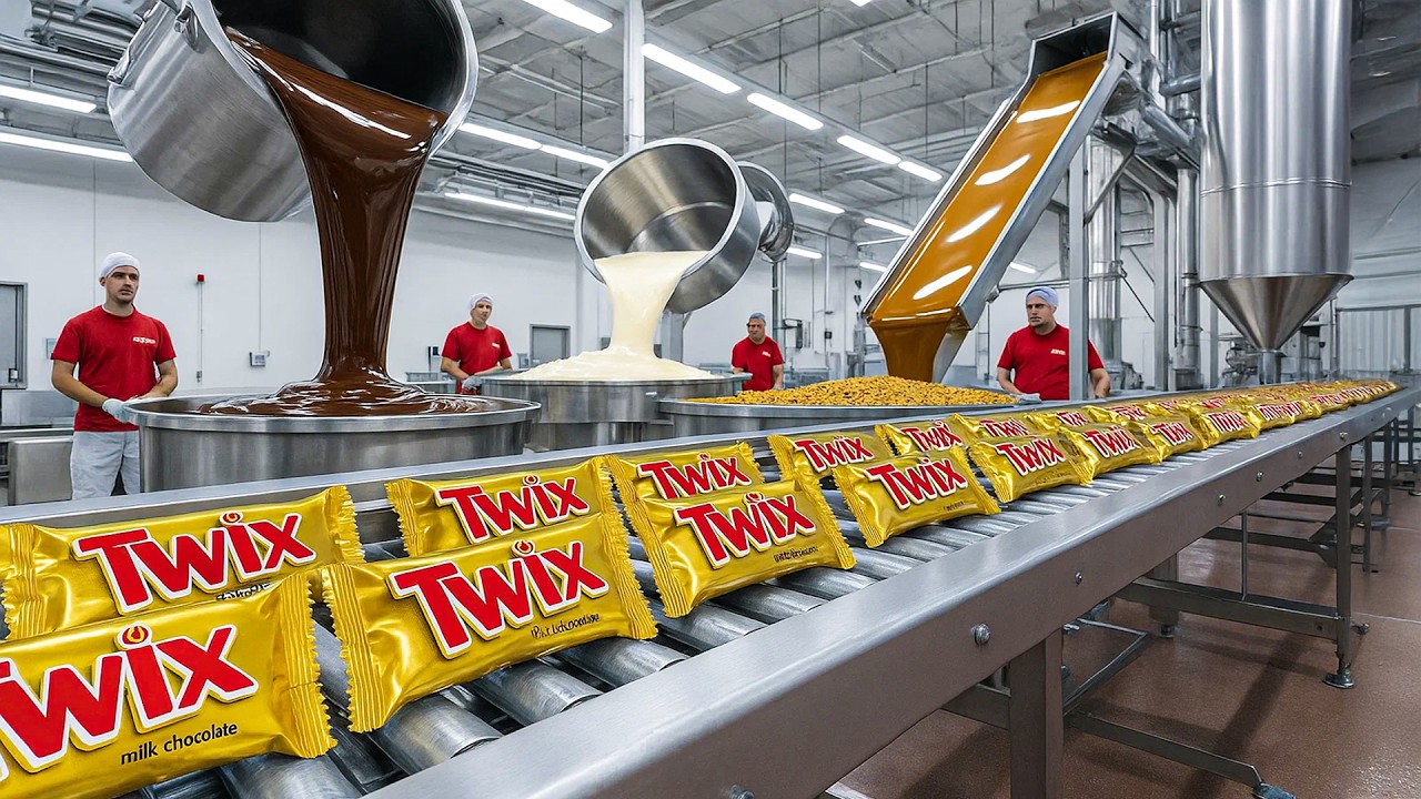 How Twix Bars Are Made In Factory