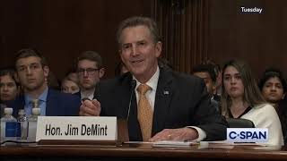 DeMint Testifying In Favor of Term Limits