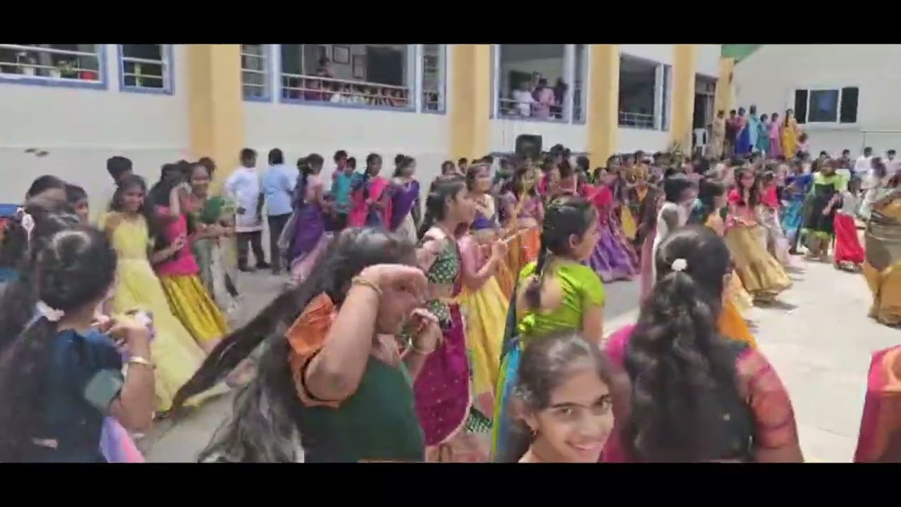 BATHUKAMMA CELEBRATIONS AT INDU SCHOOL, HYDERABAD