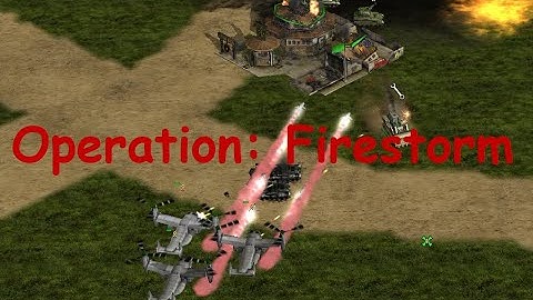 Command & Conquer Generals Zero Hour Operation: Firestorm Mod | Air Power