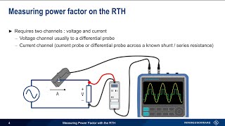 Measuring Power Factor with RTH Series Oscilloscopes