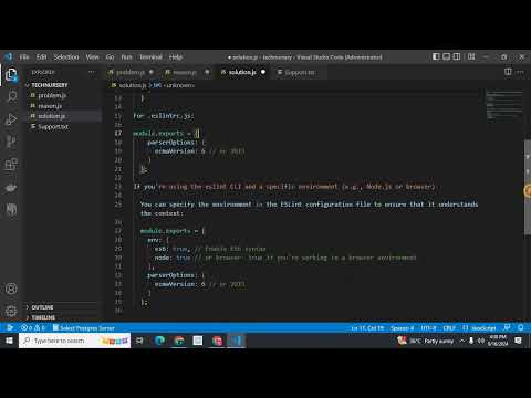 error  Parsing error: The keyword 'const' is reserved ESLint Node JS