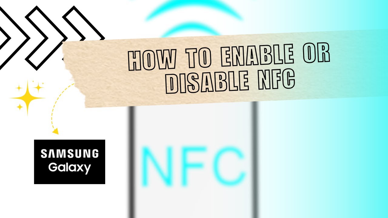 ⚡️ FIX: Samsung Phone - How to enable or disable NFC | 2024 - YouTube