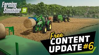 🚨FREE UPDATE #6 IS HERE! 3 New John Deere Machines & Patch 1.19 🚜 | FS25