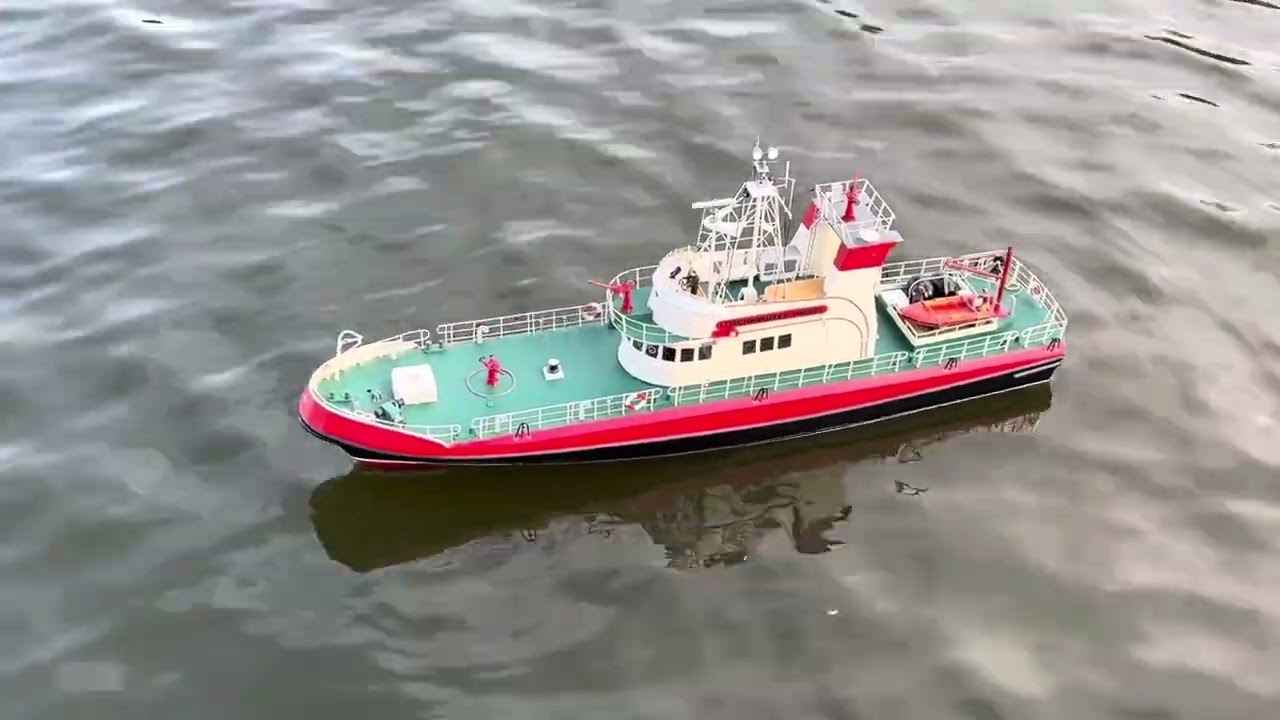 Graupner Wesser Radio Controlled Scale Model Fire & Rescue Boat 