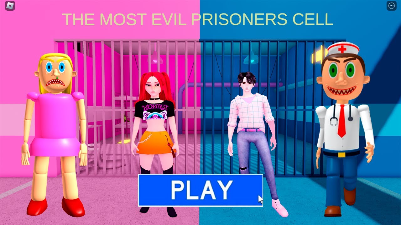 BOYS VS GIRLS MOM AND MIRA VS EVIL DOCTOR AND JINU? OBBY ROBLOX 