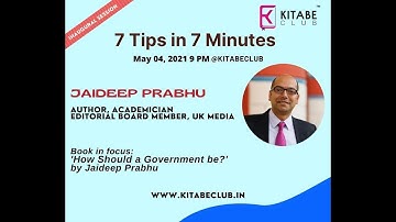 7 tips in 7 minutes by Jaideep Prabhu