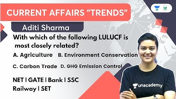 Current Affairs MCQs | NTA UGC NET JRF 2022 | Aditi Sharma