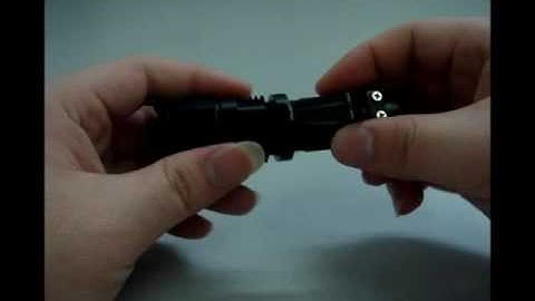 lightake:Romisen RC-A4 Cree Q3 3-Mode 150 Lumens LED Flashlight Black (1xCR123A)