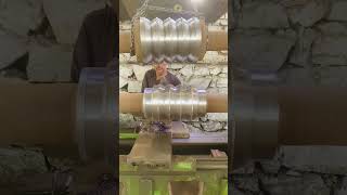🇵🇰 Angle mill number four is being manufactured on a stainless steel lathe machine. New roll