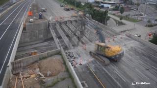 Connecticut Route 8 Bridge Replacement Time-Lapse
