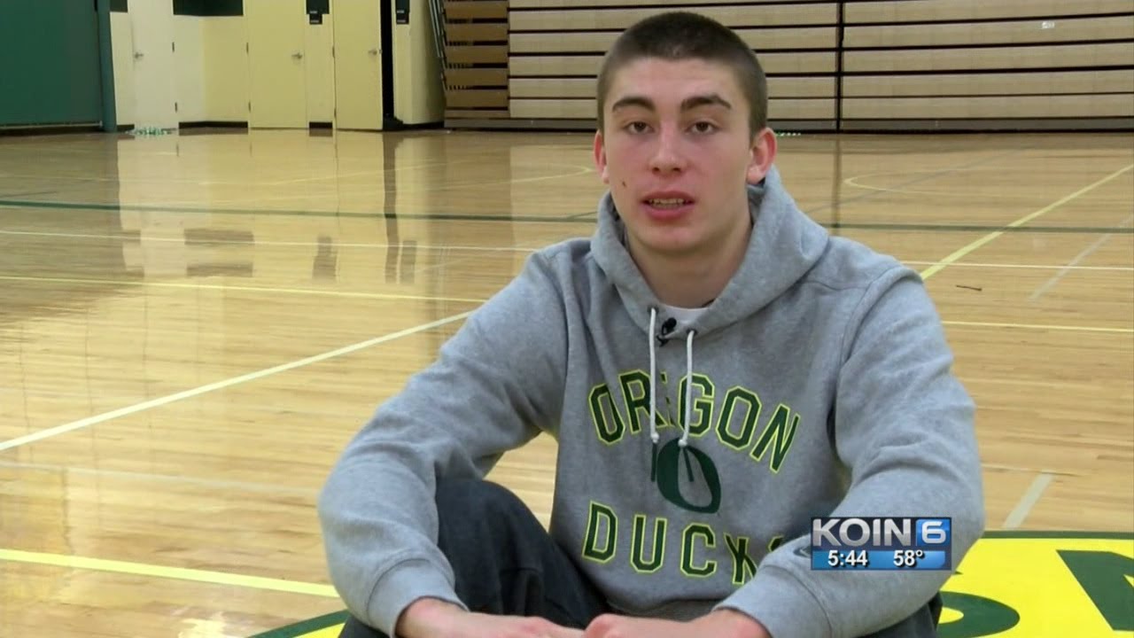 West Linn point guard Payton Pritchard #1 in Oregon
