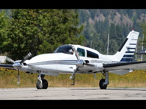 Cessna 310 Takeoff