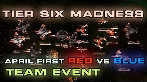 Insane Tier 6 madness - April first Red vs Blue Team Event - Starblast.io