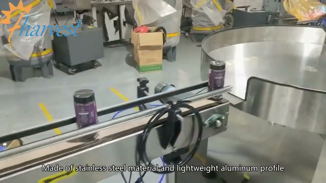 Automatic single head plastic jar screwing capping machine