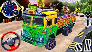 Indian Offroad Animal Transport Truck Driving - Farm Zoo Transporter Simulator 3D - Android GamePlay screenshot 3