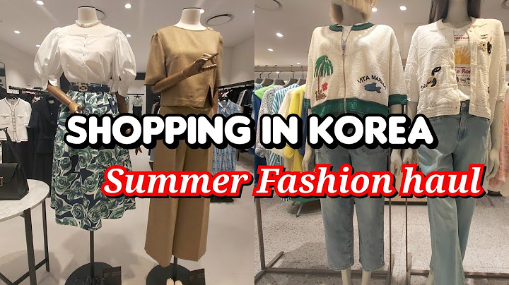 Shopping in korea 🇰🇷 vlog, Summer Fashion haul 💗 New Elegant summer dresses