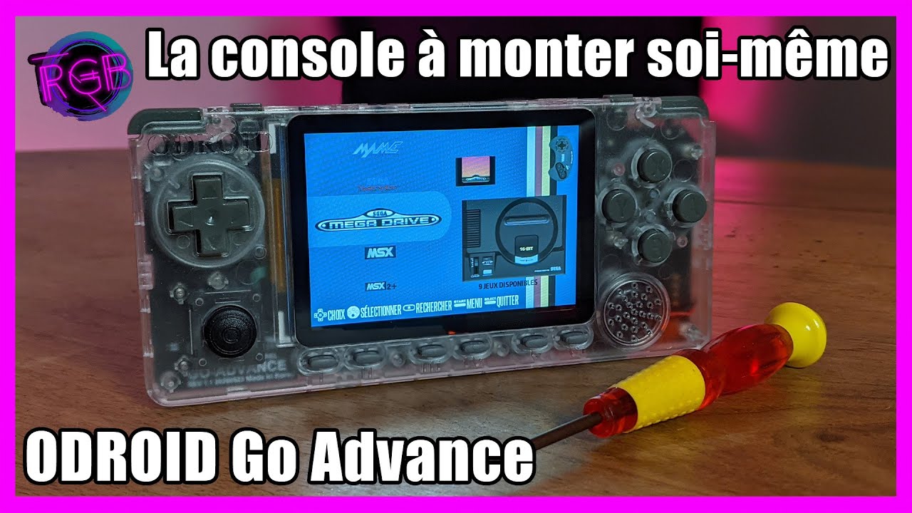 Odroid Go Advance - la console retrogaming à monter soi-même : le test complet !