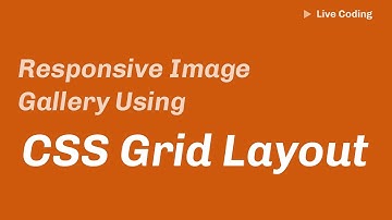 Basic Image Gallery using CSS Grid Layout (Live Coding)