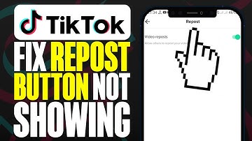 How To Fix TikTok Repost Button Not Showing 2025