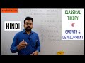 Classical Theory (Hindi) of Economic Growth and Development | Theories of Development by Sanat sir