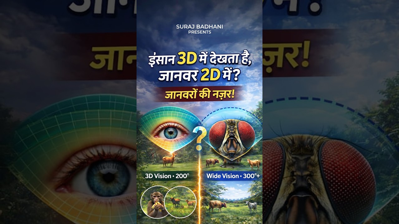 इंसान को 3d में क्यों दिखता है ?#3d #humaneyes #science #biology #human