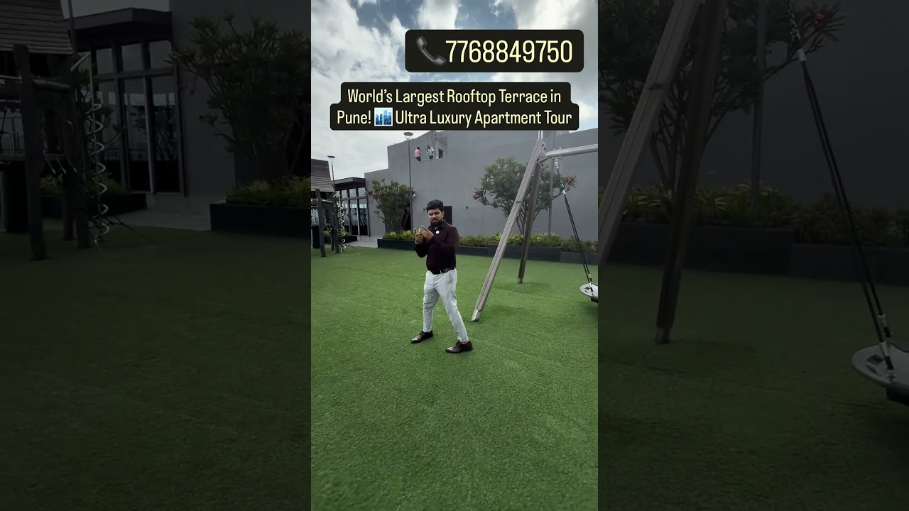 Pune’s Ultra-Luxury Apartment Featuring the World’s Largest Rooftop Terrace 🌆 