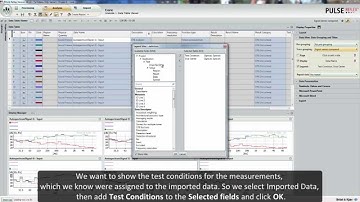 PULSE Reflex – Using the Data Table Viewer to create a report – Brüel & Kjær