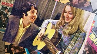 ♫ Paul McCartney and Mary Hopkin filmed for Magpie 1968 /photos chords